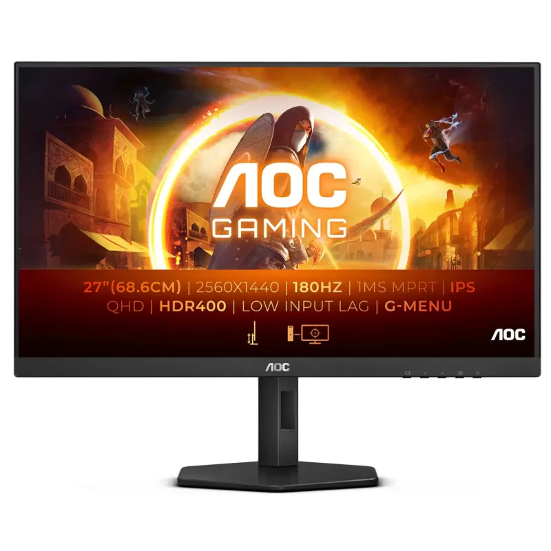 Игровой Монитор AOC 27" Q27G4X IPS QHD 180Hz 0.5ms Q27G4X Цвет:чёрный