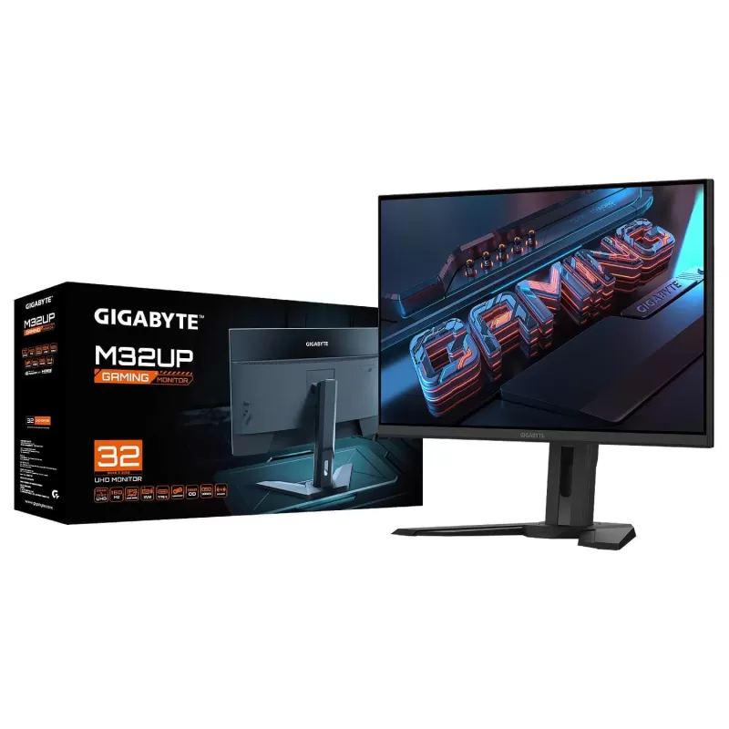 מסך מחשב לגיימינג Gigabyte 31.5" M32UP IPS UHD 160Hz 1ms M32UP צבע שחור