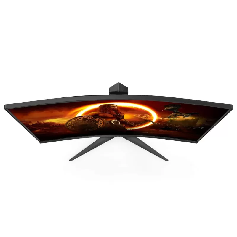 מסך מחשב קעור לגיימינג AOC 27" VA QHD 165Hz 1ms 1500R CQ27G2S-BK קעור צבע שחור - יבואן מקביל