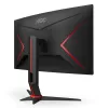 מסך מחשב קעור לגיימינג AOC 27" VA QHD 165Hz 1ms 1500R CQ27G2S-BK קעור צבע שחור - יבואן מקביל