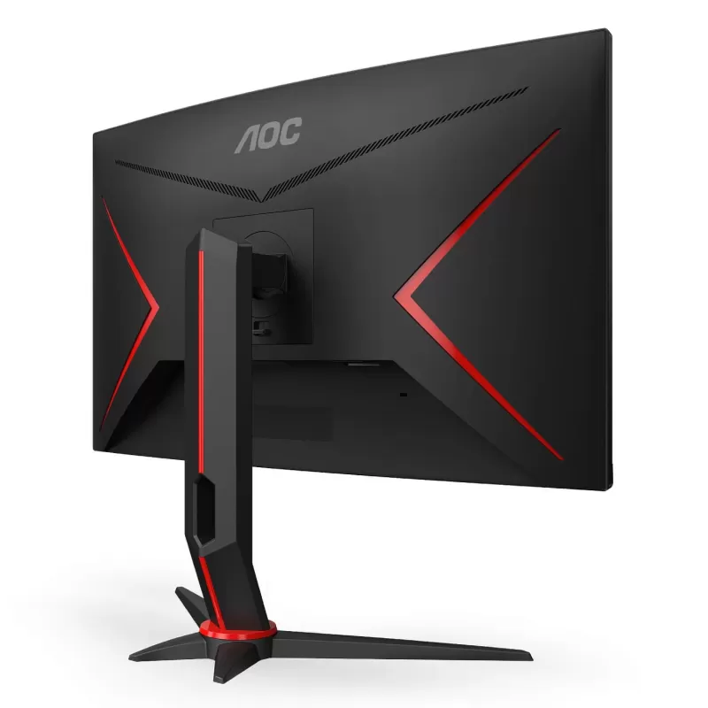 מסך מחשב קעור לגיימינג AOC 27" VA QHD 165Hz 1ms 1500R CQ27G2S-BK קעור צבע שחור - יבואן מקביל