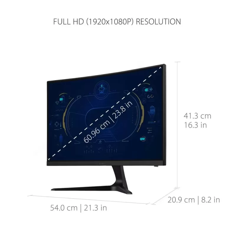 מסך מחשב גיימינג ViewSonic VX2418C QLCVX2418C 24" 180Hz FHD MVA צבע שחור מסך מחשב גיימינג ViewSonic VX2418C QLCVX2418C 24" 180Hz FHD MVA צבע שחור