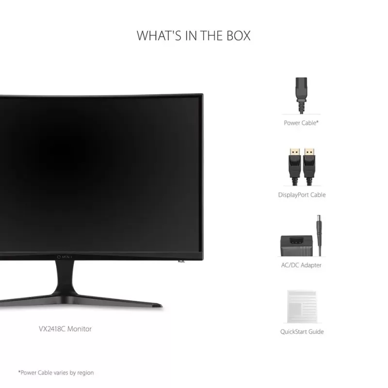מסך מחשב גיימינג ViewSonic VX2418C QLCVX2418C 24" 180Hz FHD MVA צבע שחור מסך מחשב גיימינג ViewSonic VX2418C QLCVX2418C 24" 180Hz FHD MVA צבע שחור