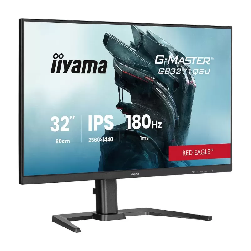 מסך מחשב לגיימינג IIYAMA G-Master GB3271QSU-B2 31.5" 180Hz 2K, QHD IPS צבע שחור