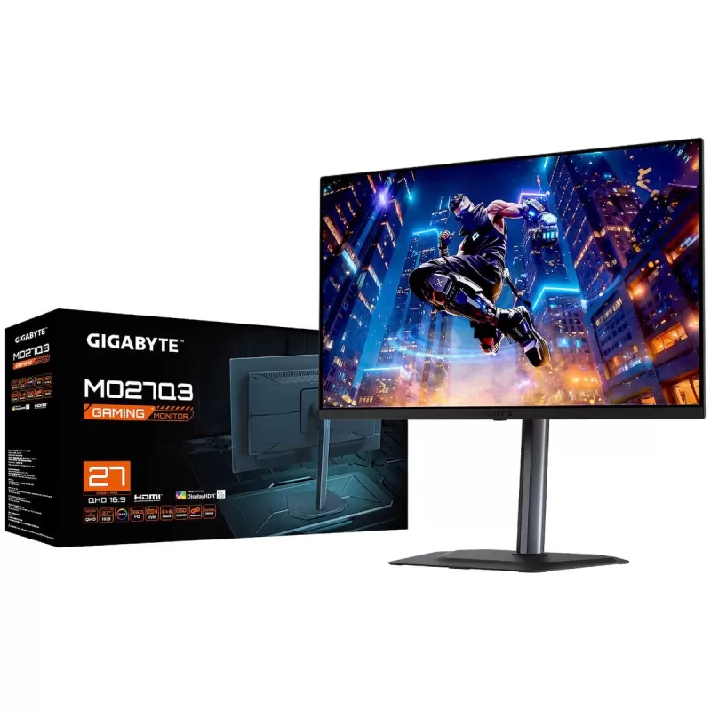 Computer Monitor Gigabyte MO27Q3 27" 360Hz 2K, QHD OLED Color:black