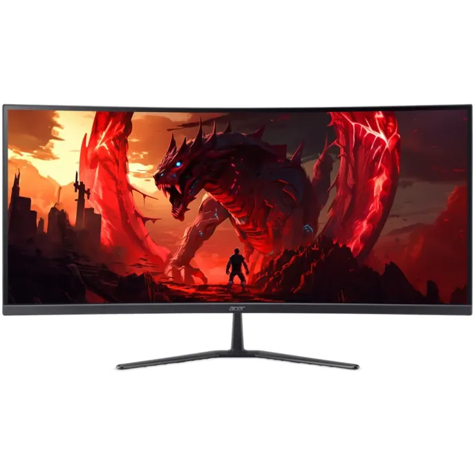 Gaming Monitor Acer Nitro ED340CUR W0 34" UWQHD 240Hz Curved UM.CE0EE.018 VA Color:black