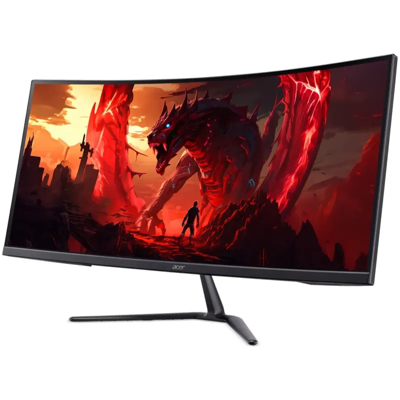 Gaming Monitor Acer Nitro ED340CUR W0 34" UWQHD 240Hz Curved UM.CE0EE.018 VA Color:black