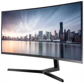 מסך מחשב Samsung C34H890WJM קעור 34" UWQHD VA צבע שחור - יבואן מקביל