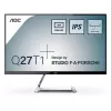 מסך מחשב AOC Q27T1 27" 75Hz 2K, QHD IPS צבע כסוף, שחור - יבואן רשמי