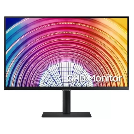 מסך מחשב Samsung S27A600NWM 27" WQHD, 2K IPS צבע שחור - יבואן רשמי