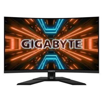 מסך גיימינג Gigabyte M32QC קעור 31.5" 170Hz QHD VA צבע שחור - יבואן רשמי