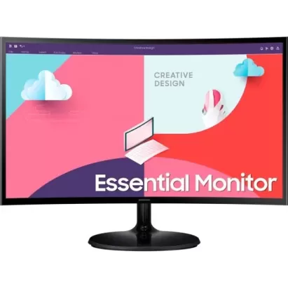מסך מחשב Samsung S27C360EAM קעור 27" 75Hz FHD IPS צבע שחור - יבואן רשמי