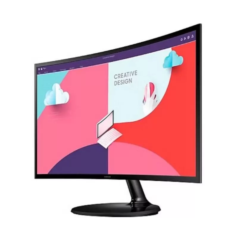 מסך מחשב Samsung S27C360EAM קעור 27" 75Hz FHD IPS צבע שחור - יבואן רשמי