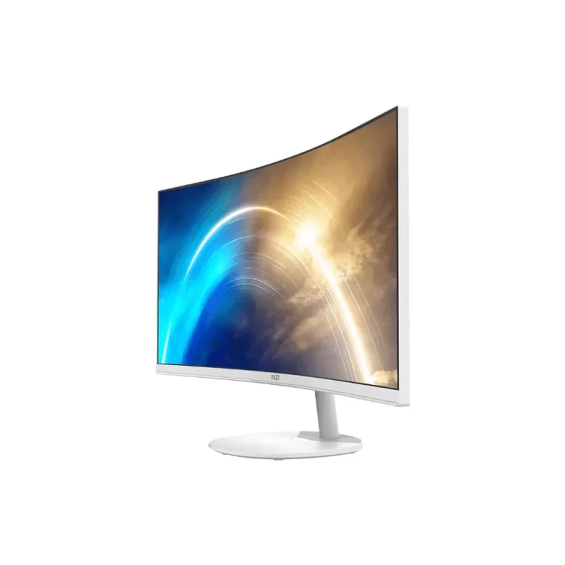 מסך גיימינג MSI PRO MP341CQW קעור 34" 100Hz UWQHD VA צבע לבן
