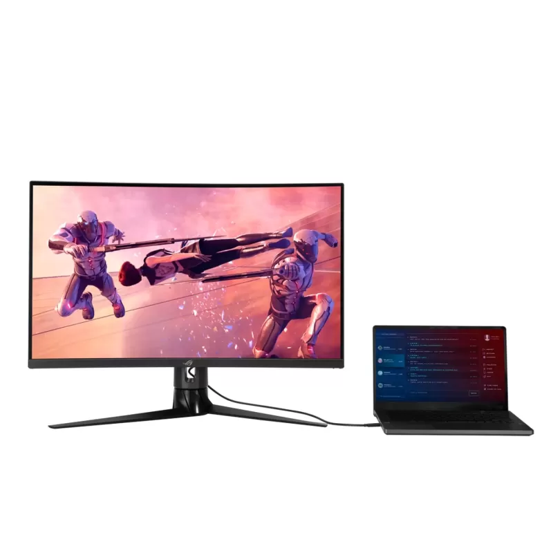 מסך גיימינג Asus ROG Strix XG32VC 90LM03S0-B04170 קעור 31.5" 170Hz 2K, QHD VA צבע שחור - יבואן רשמי