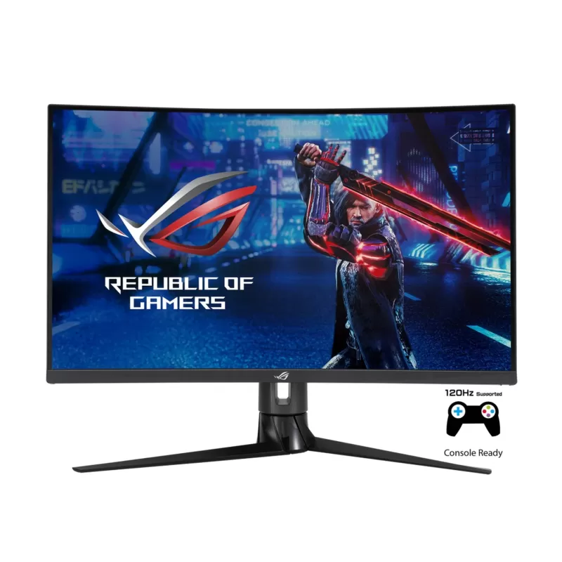 מסך גיימינג Asus ROG Strix XG32VC 90LM03S0-B04170 קעור 31.5" 170Hz 2K, QHD VA צבע שחור - יבואן רשמי