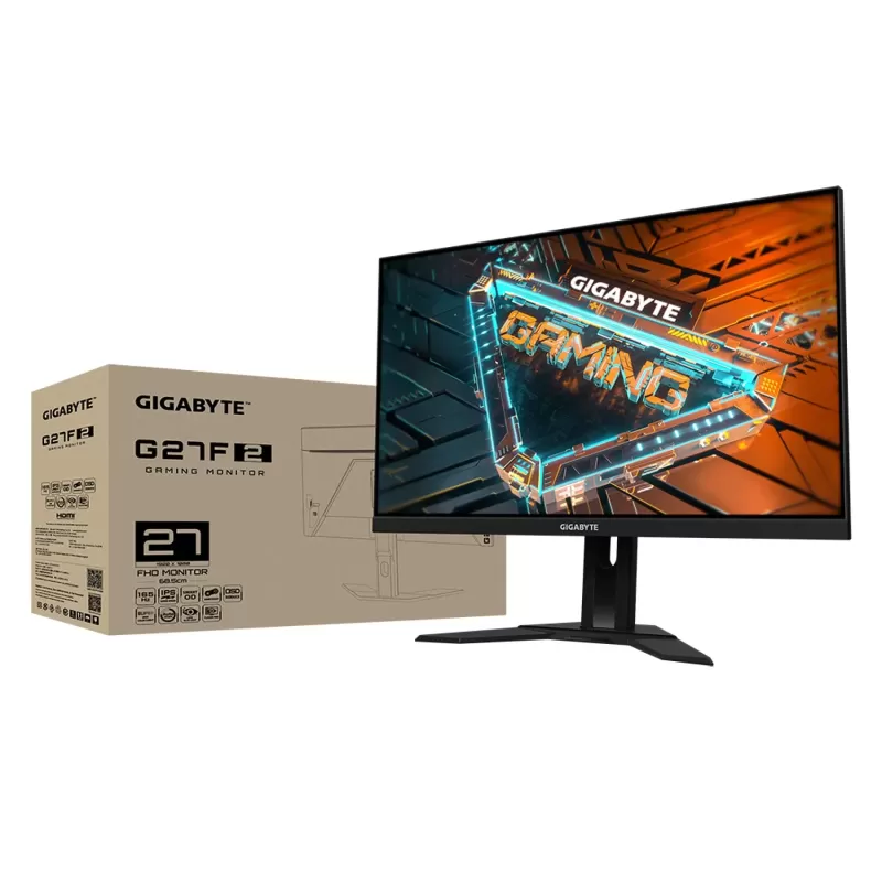 Gaming Monitor Gigabyte G27F 2 27" 165Hz FHD IPS Color:black - official importer