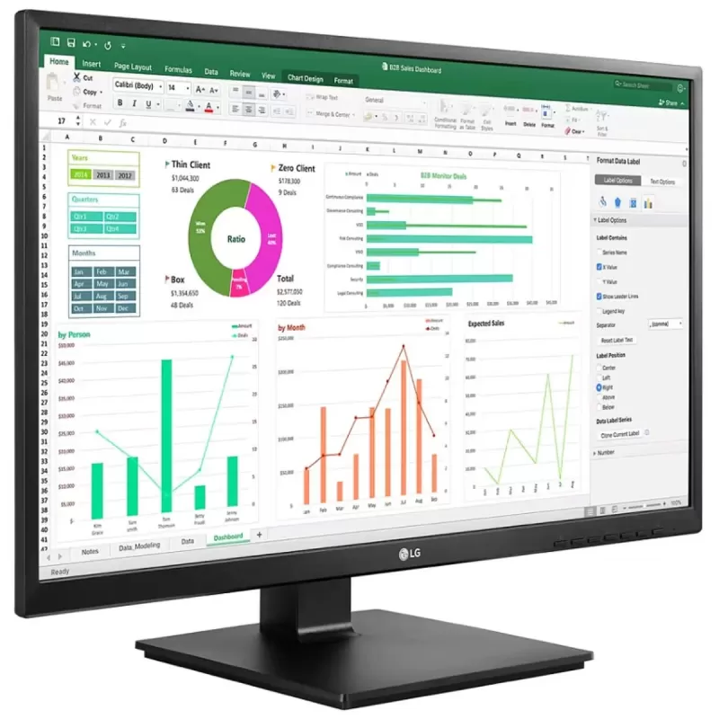 Computer Monitor LG 27BN550Y-B 27" IPS FHD 75Hz 5ms 27BN550Y-B Color:black - parallel importer