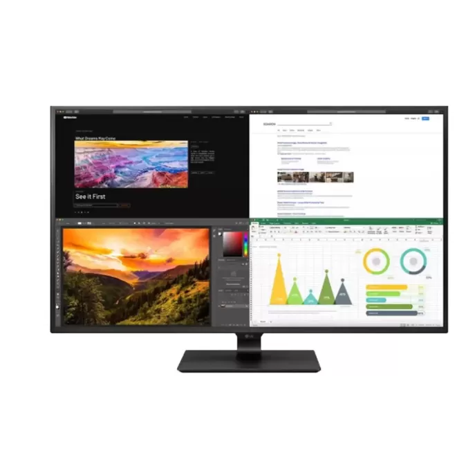 Монитор для ПК LG 43" 43UN700-B UHD 4K IPS USB-C 43UN700-B 60Hz Цвет:чёрный - параллельный импортер