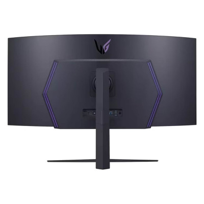 מסך גיימינג LG 45GR95QE-B 45" WQHD OLED 240Hz 0.03ms 800R קעור 2.5K, QHD צבע - יבואן מקביל
