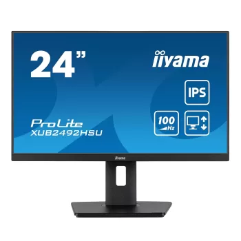 Computer Monitor IIYAMA ProLite XUB2492HSU-B6 XUB2492HSU-B6 23.8" 100Hz FHD IPS Color:black