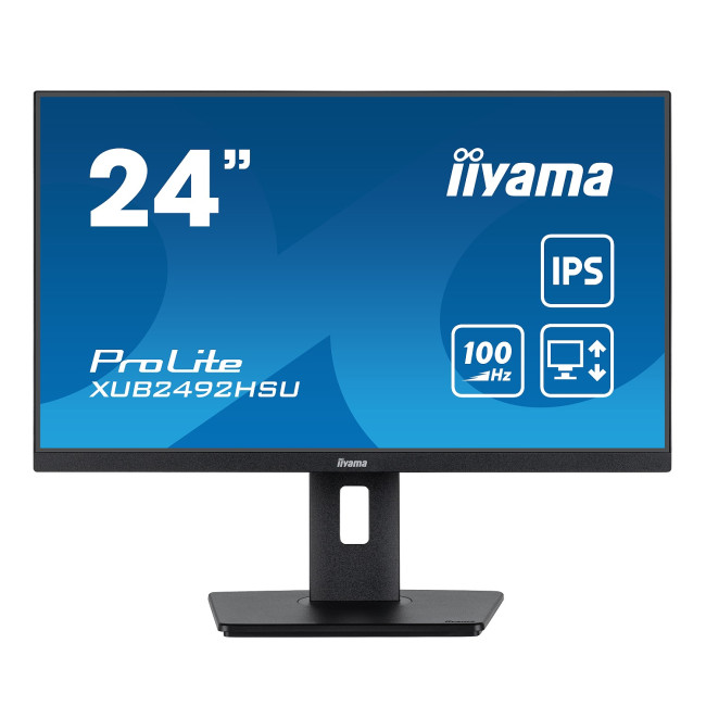 Computer Monitor IIYAMA ProLite XUB2492HSU-B6 23.8" 100Hz FHD IPS Color:black