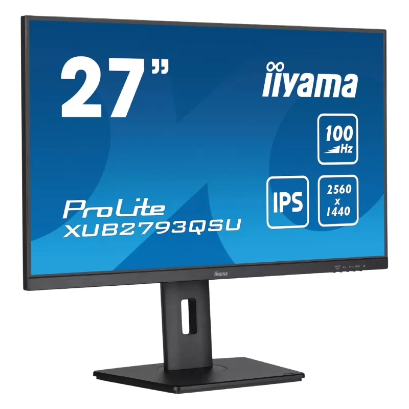 Computer Monitor IIYAMA ProLite XUB2793QSU-B6 XUB2793QSU-B6 27" 100Hz FHD IPS Color:black Computer Monitor IIYAMA ProLite XUB2793QSU-B6 XUB2793QSU-B6 27" 100Hz FHD IPS Color:black