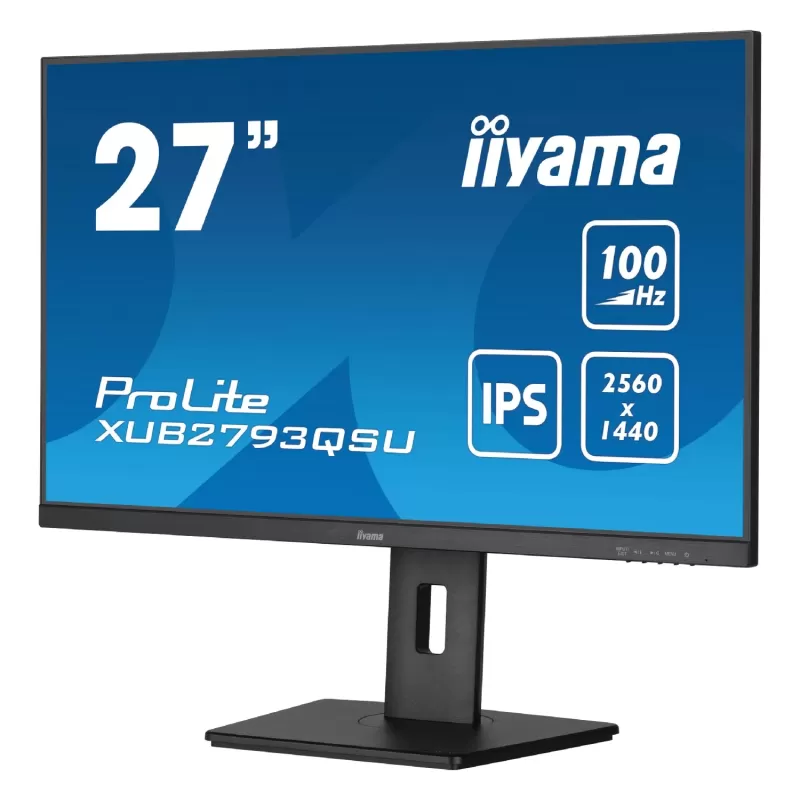 Computer Monitor IIYAMA ProLite XUB2793QSU-B6 XUB2793QSU-B6 27" 100Hz FHD IPS Color:black Computer Monitor IIYAMA ProLite XUB2793QSU-B6 XUB2793QSU-B6 27" 100Hz FHD IPS Color:black