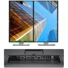 מסך מחשב Dell UltraSharp U2715H 27" WQHD, 2K IPS צבע שחור, כסוף
