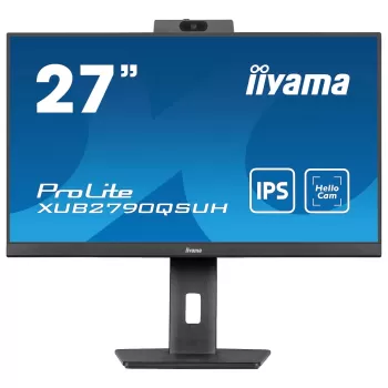 Computer Monitor IIYAMA XUB2790QSUH-B1 27" ProLite QHD 100Hz 0.4ms USB-C PD65W IPS Monitor XUB2790QSUH-B1