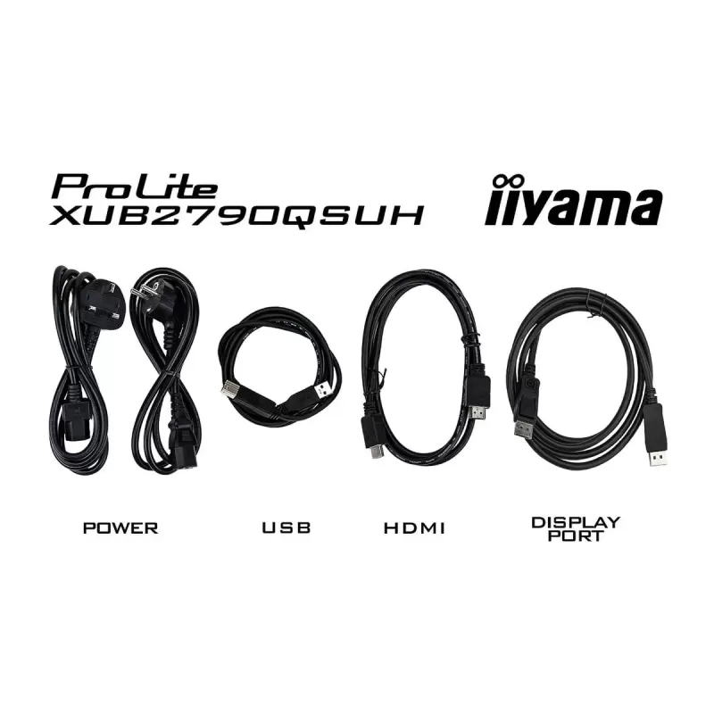 Computer Monitor IIYAMA XUB2790QSUH-B1 27" ProLite QHD 100Hz 0.4ms USB-C PD65W IPS Monitor XUB2790QSUH-B1 Computer Monitor IIYAMA XUB2790QSUH-B1 27" ProLite QHD 100Hz 0.4ms USB-C PD65W IPS Monitor XUB2790QSUH-B1