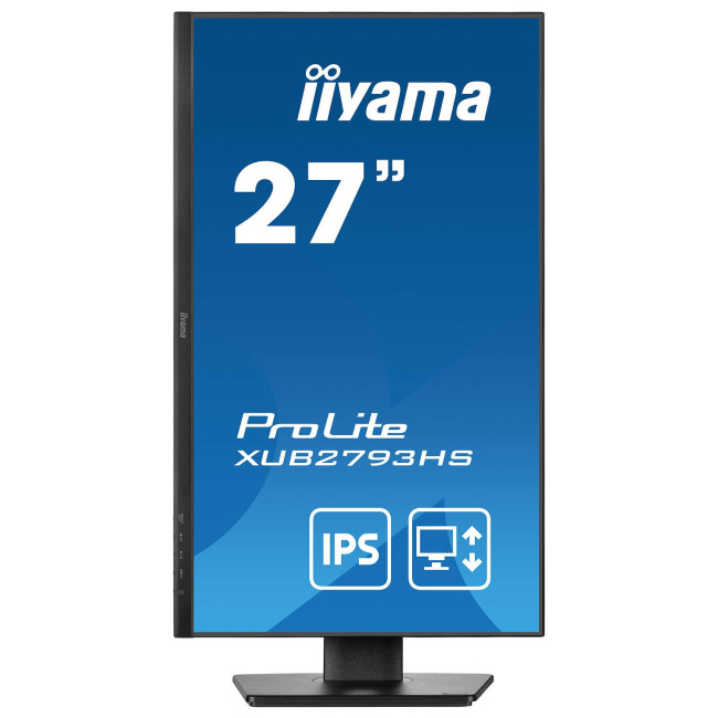 Computer Monitor IIYAMA XUB2793HS-B7 27" ProLite IPS FHD 100Hz 1ms Color:black