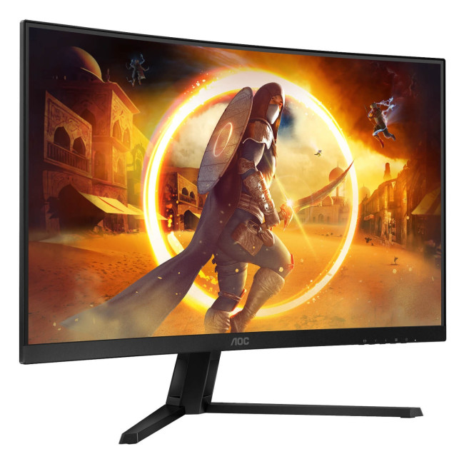 Изогнутый монитор для игр AOC 31.5" VA QHD 180Hz 0.5ms 1500R Вогнутый Fast VA - параллельный импортер