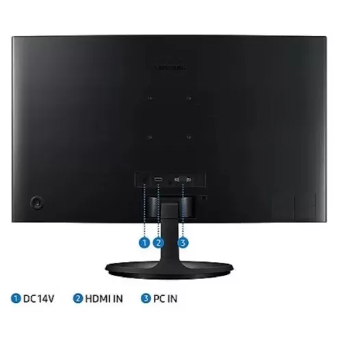 מסך מחשב Samsung S24C360EAM קעור 24" FHD VA צבע שחור - יבואן רשמי