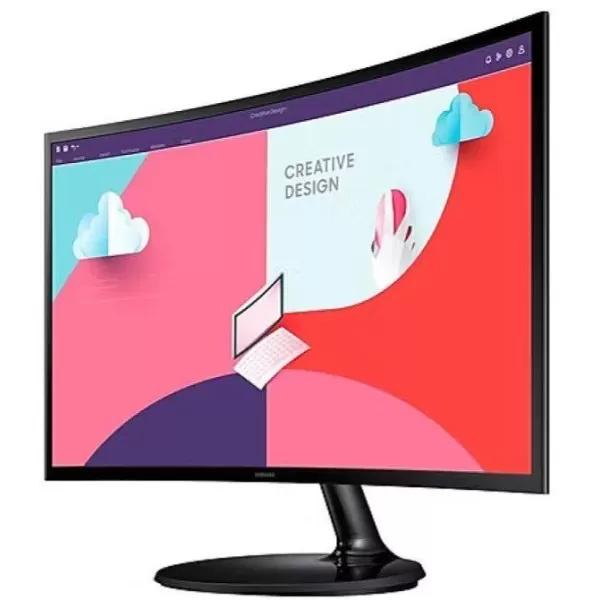 מסך מחשב Samsung S24C360EAM קעור 24" FHD VA צבע שחור - יבואן רשמי