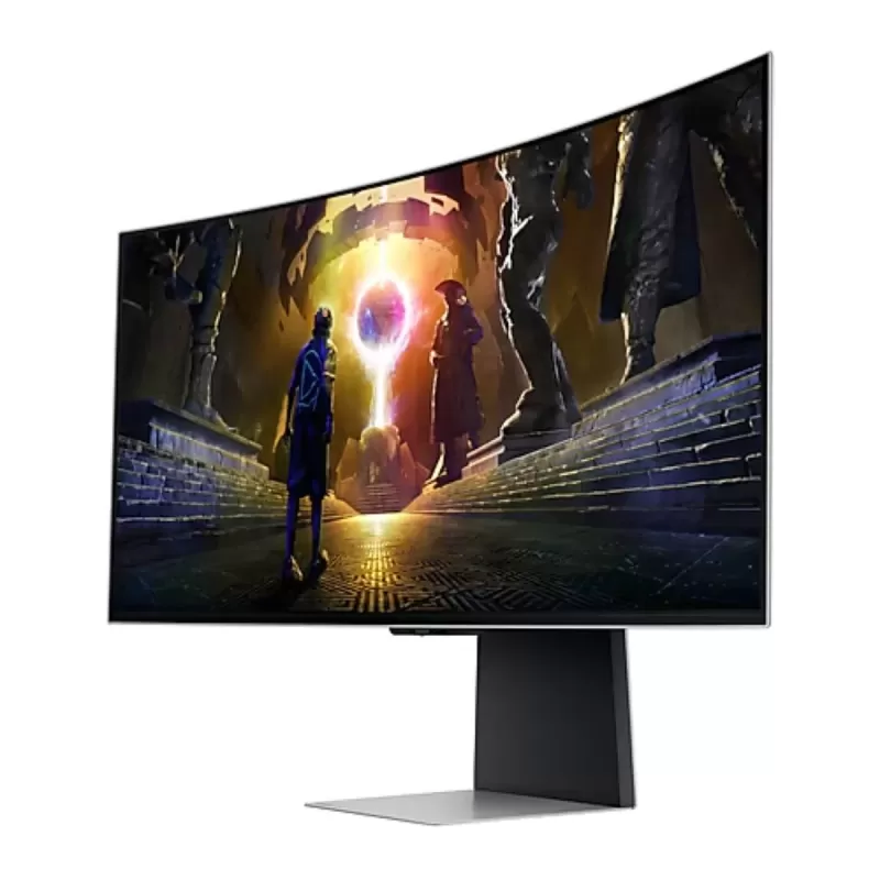 מסך מחשב גיימינג Samsung Odyssey G8 S34DG852SM 32" 175Hz UWQHD OLED צבע שחור, - יבואן רשמי