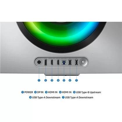 מסך מחשב גיימינג Samsung Odyssey G8 S34DG852SM 32" 175Hz UWQHD OLED צבע שחור, - יבואן רשמי