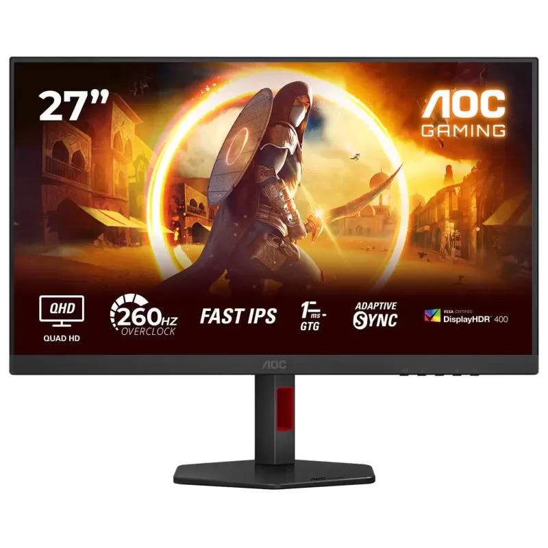 Монитор для ПК AOC Q27G4ZR 27" 2K, QHD IPS Цвет:чёрный - параллельный импортер Монитор для ПК AOC Q27G4ZR 27" 2K, QHD IPS Цвет:чёрный - параллельный импортер