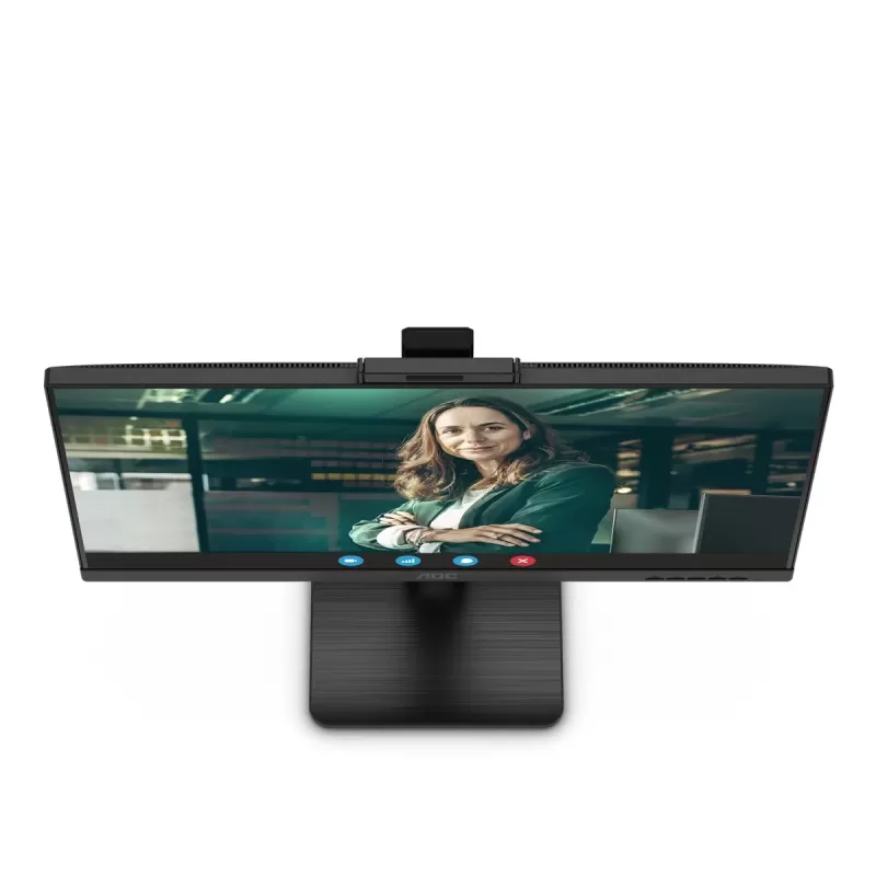 Computer Monitor AOC 23.8" FHD 100Hz 4ms w/Webcam USB-C PD90W IPS Monitor 24P3CW