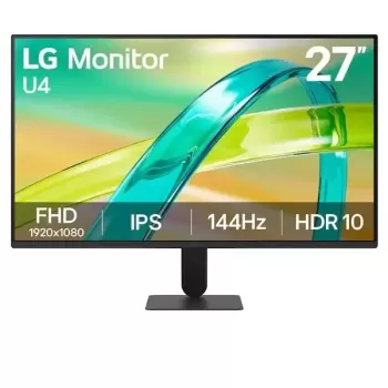 מסך מחשב LG 27 FHD IPS 120Hz HDR10 Monitor 27"