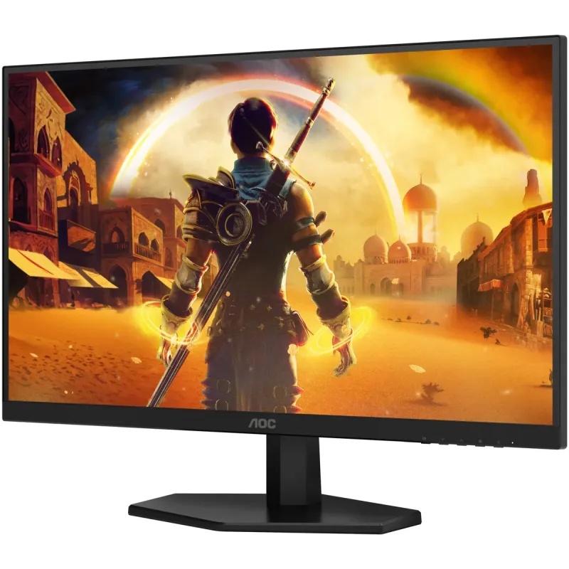 מסך גיימינג AOC Q27G42XE 27" QHD Fast IPS 180Hz Q27G42XE צבע שחור, אדום - יבואן מקביל