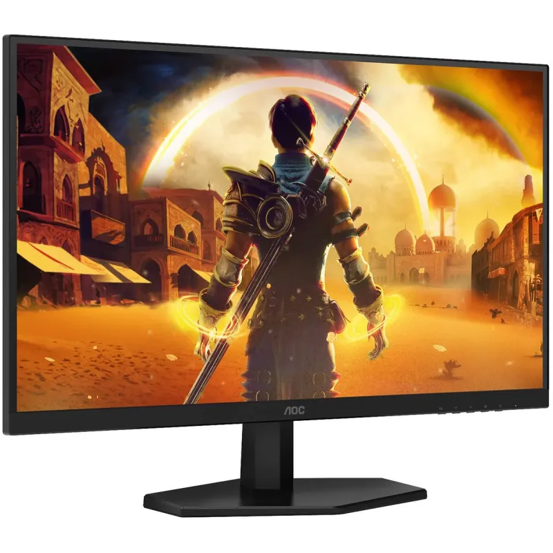 מסך גיימינג AOC Q27G42XE 27" QHD Fast IPS 180Hz Q27G42XE צבע שחור, אדום - יבואן מקביל