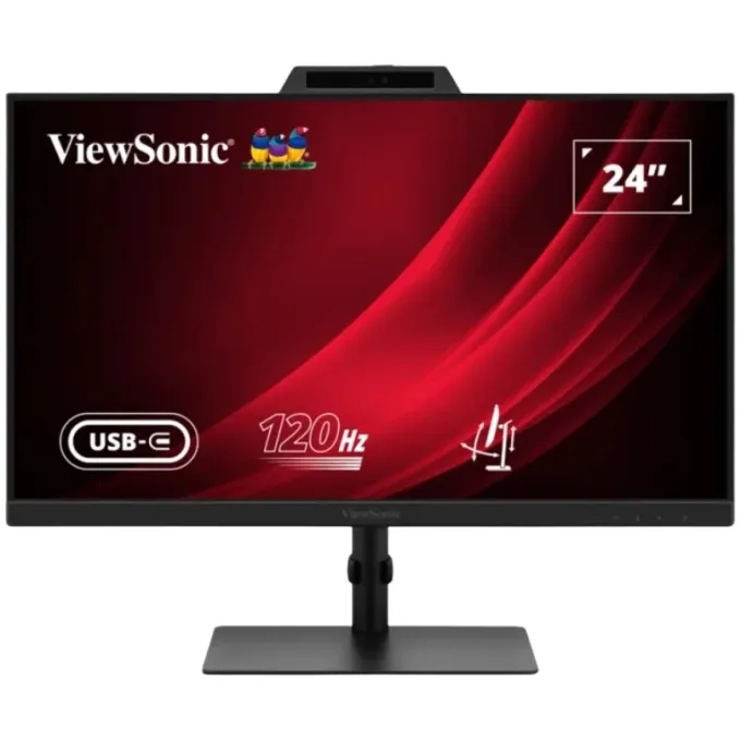 Монитор для ПК ViewSonic VG2441V 24" FHD IPS 120Hz USB-C Webcam VG2441V 23.8" Цвет:чёрный