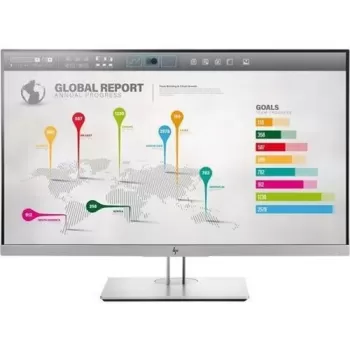 מסך מחשב מקצועי HP 1FH52AS EliteDisplay E273Q 1FH52AS 27" 60Hz 2K, QHD VA צבע שחור, כסוף
