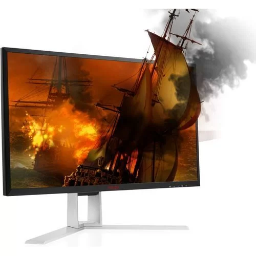 מסך גיימינג AOC AG241QG 23.8" 165Hz 2K, QHD TN צבע שחור, אדום - יבואן רשמי