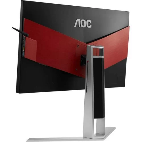 מסך גיימינג AOC AG241QG 23.8" 165Hz 2K, QHD TN צבע שחור, אדום - יבואן רשמי