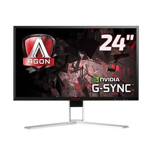 מסך גיימינג AOC AG241QG 23.8" 165Hz 2K, QHD TN צבע שחור, אדום - יבואן רשמי