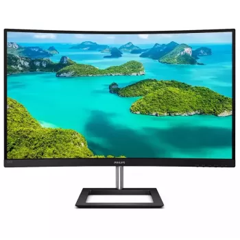 Computer Monitor Philips 325E1C Curved 31.5" 75Hz WQHD, 2K VA Color:black - official importer