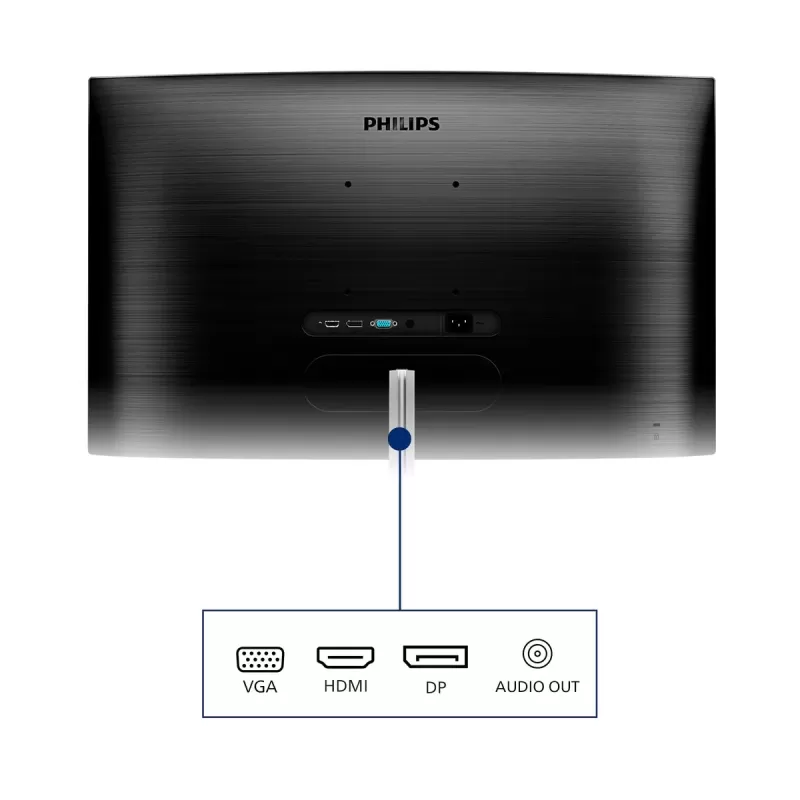 Computer Monitor Philips 325E1C Curved 31.5" 75Hz WQHD, 2K VA Color:black - official importer Computer Monitor Philips 325E1C Curved 31.5" 75Hz WQHD, 2K VA Color:black - official importer