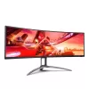מסך גיימינג AOC AGON AG493UCX קעור 49" 120Hz Dual QHD VA צבע שחור - יבואן רשמי